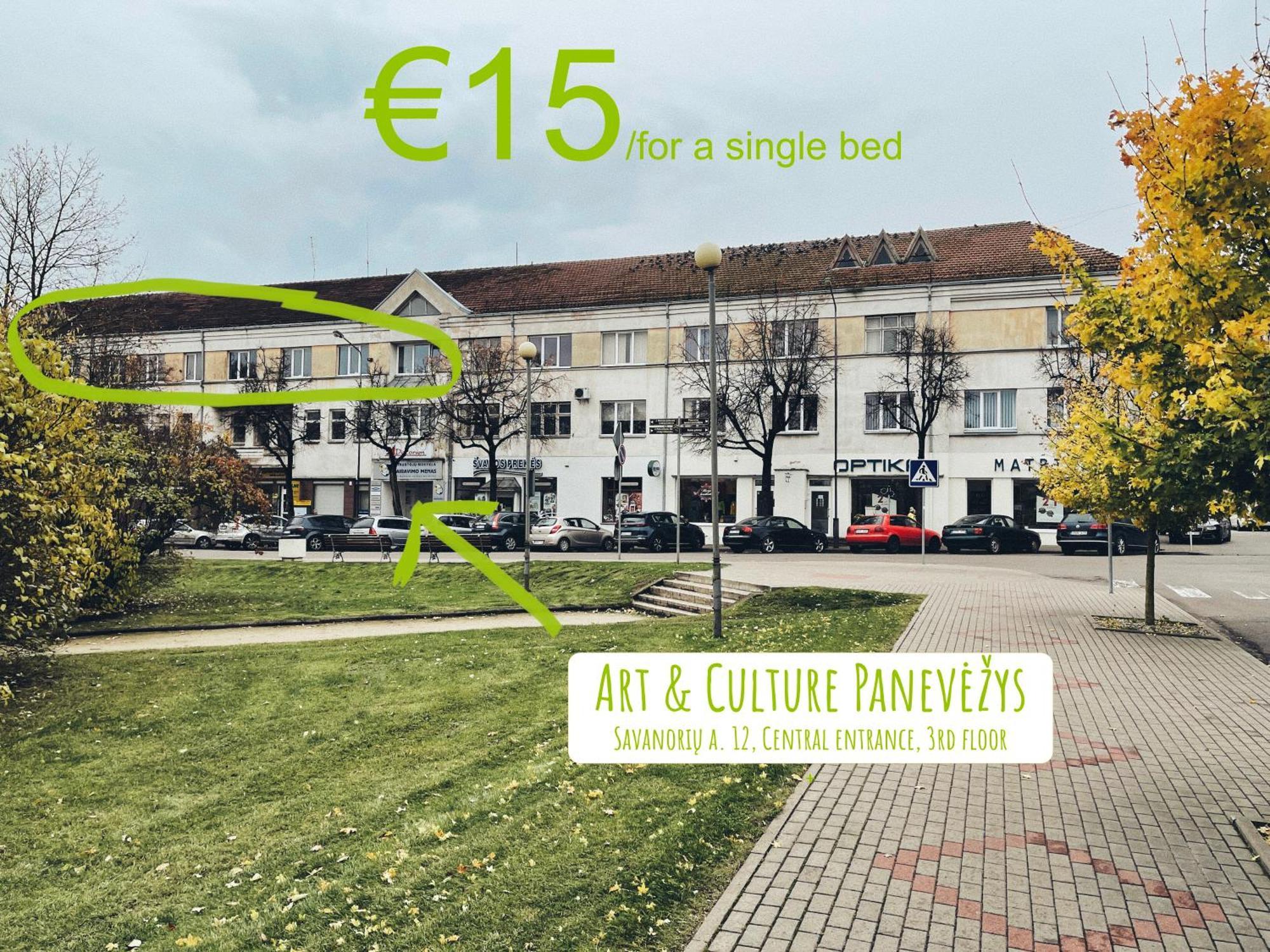 Art & Culture Panevezys Hostel Exterior photo